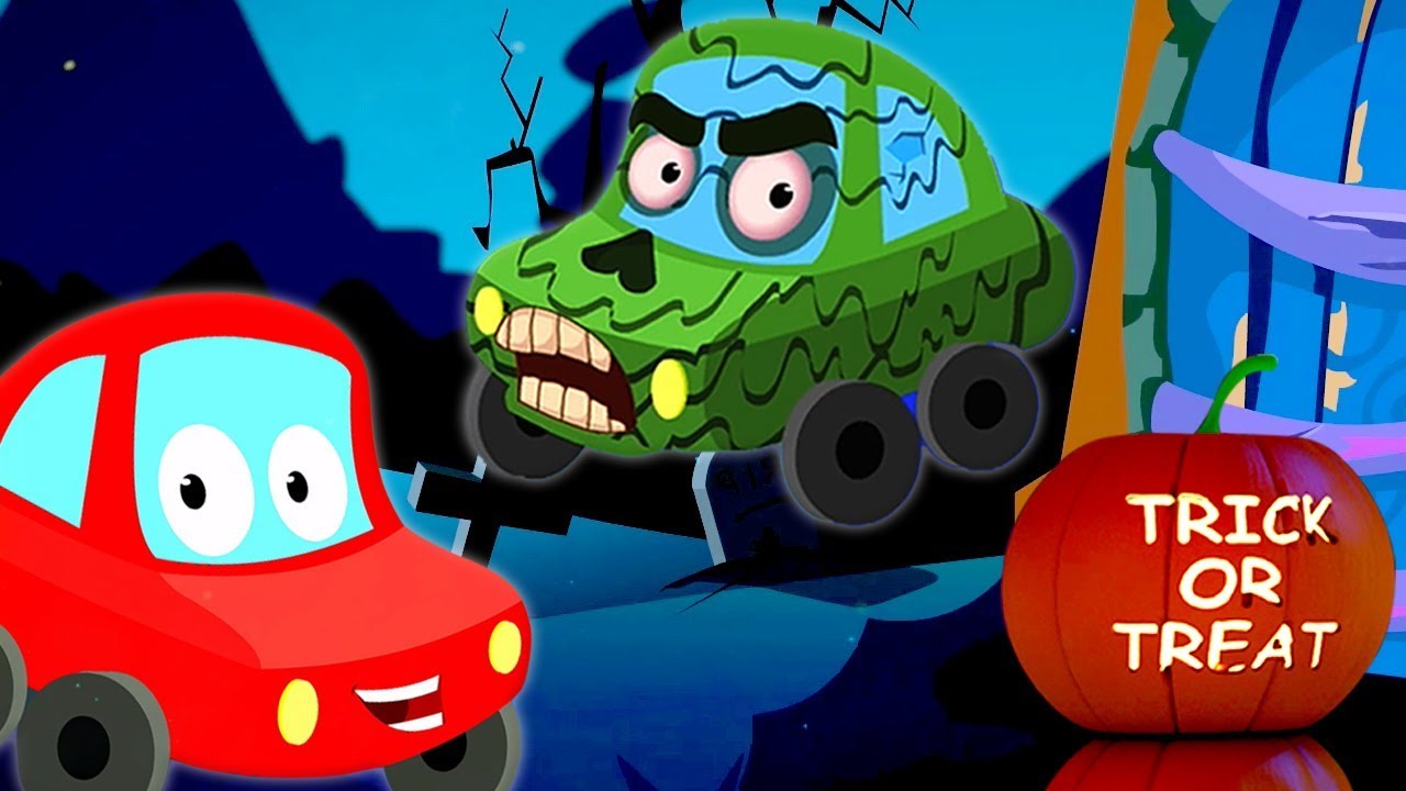 Süßes oder Saures | Gruselreim | Kindervideo | Trick Or Treat | Halloween Rhyme | Little Red Car