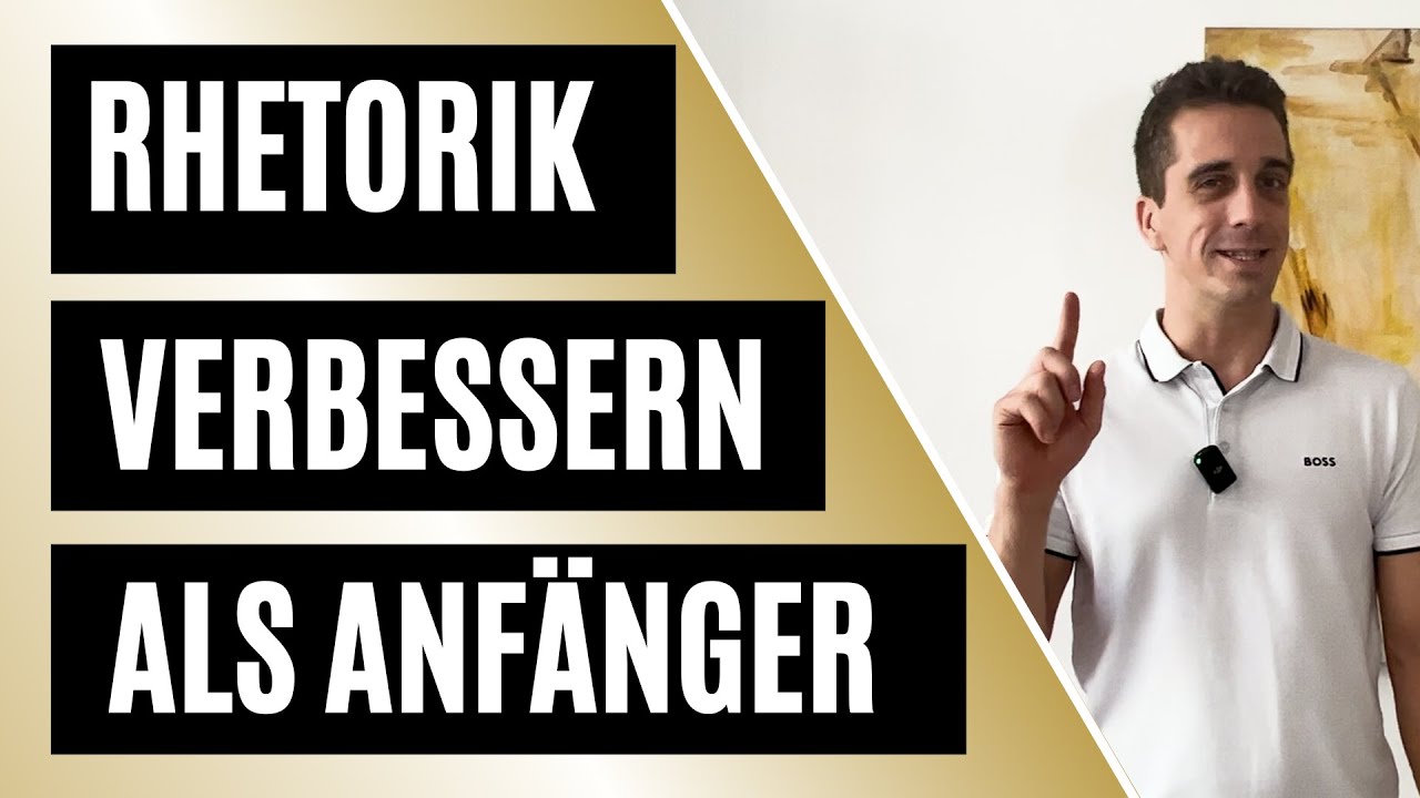 Rhetorik verbessern als Anf&auml;nger