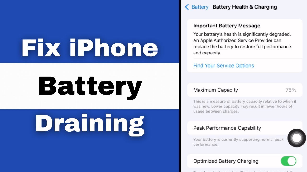 iPhone Battery Draining Without Use | How To Fix iPhone Battery Draining Fast Without Use