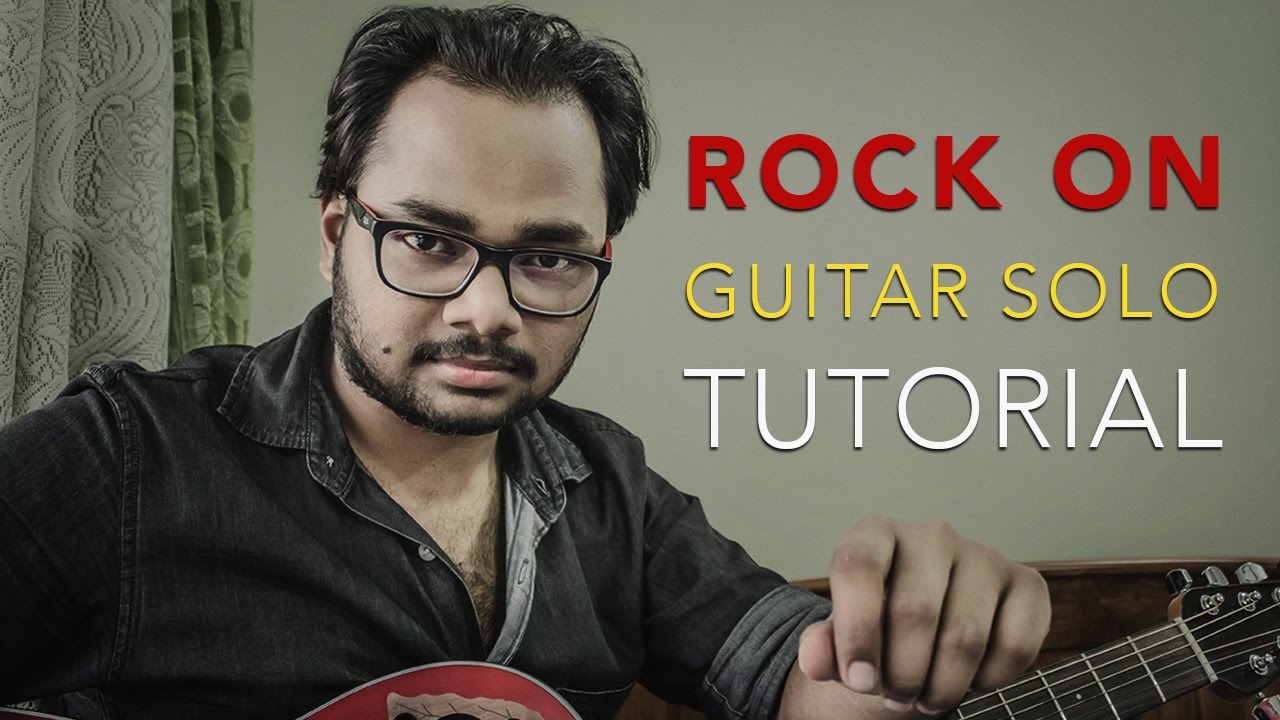 How to play ROCK ON Guitar Solo | In-Depth Tutorial | With On-Screen Tabs