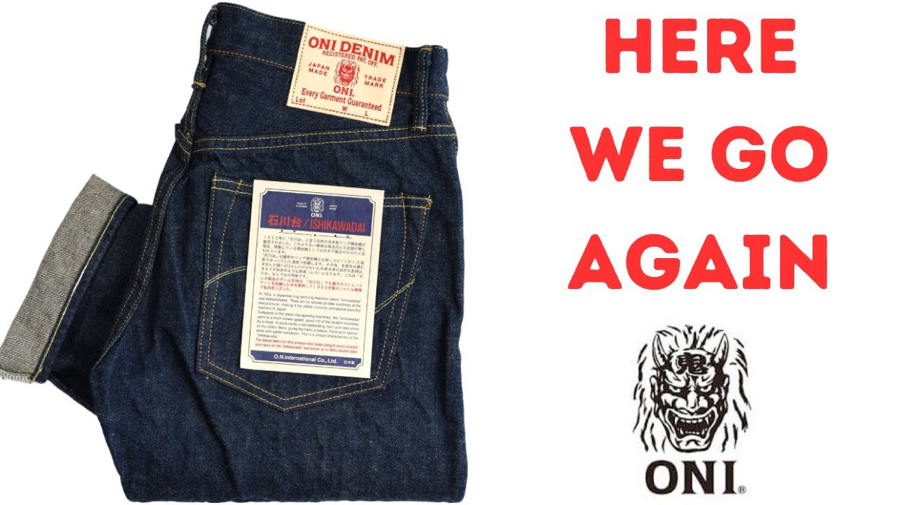 ONI DENIM Jeans 246  15OZ ISHIKAWA-DAI DENIM NEAT STRAIGHT Review
