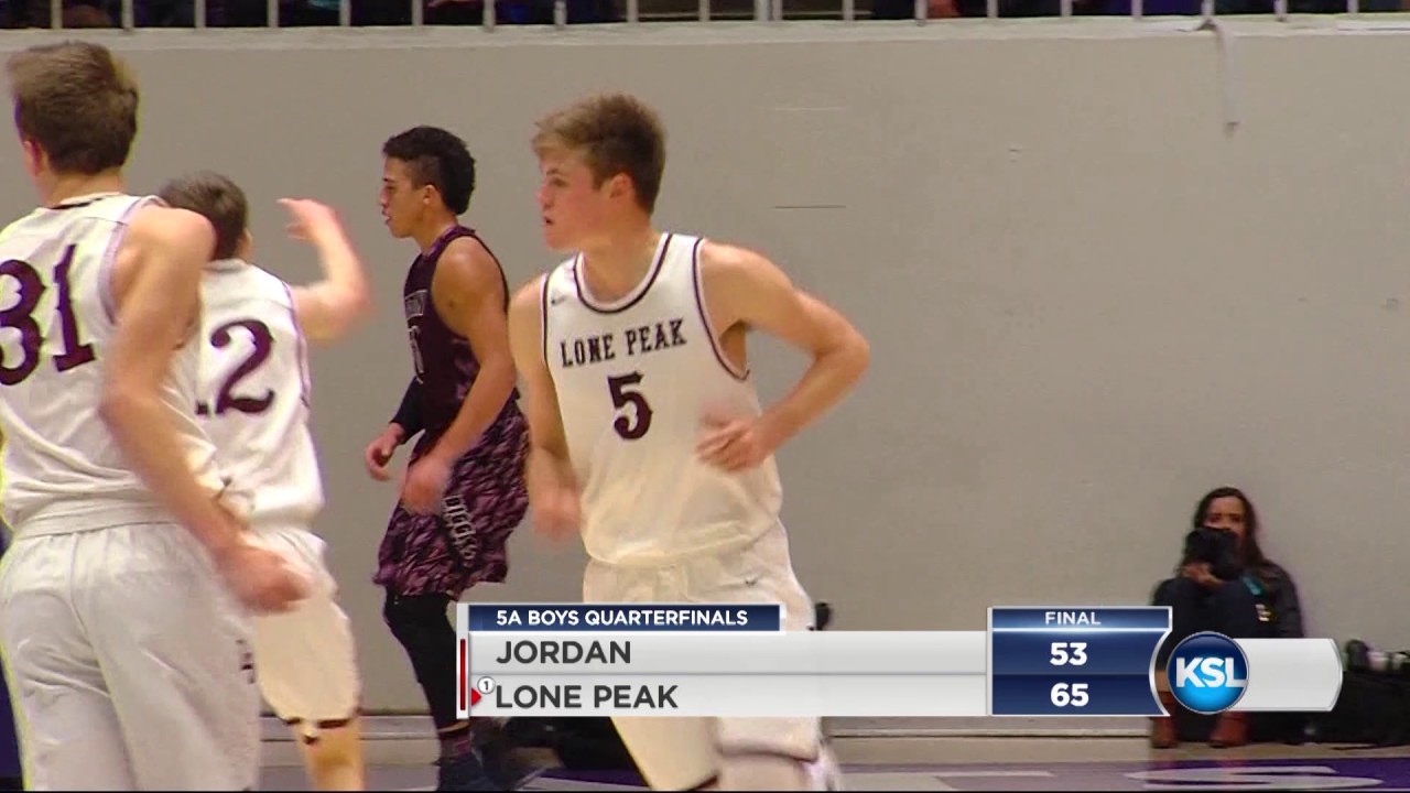 5A Boys Basketball at UHSAA Basketball Tournament