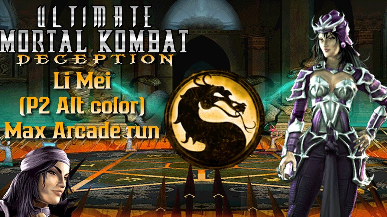 Ultimate Mortal Kombat Deception Li Mei(P2 ALT color)MAX arcade run