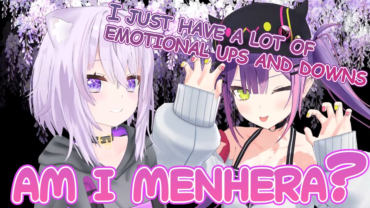 [Tokoyami Towa] Am I Menhera? [Nekomata Okayu, Hololive Eng Sub]