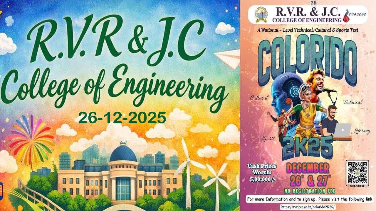 COLORIDO 2K25 - RVR & JC College of Engineering