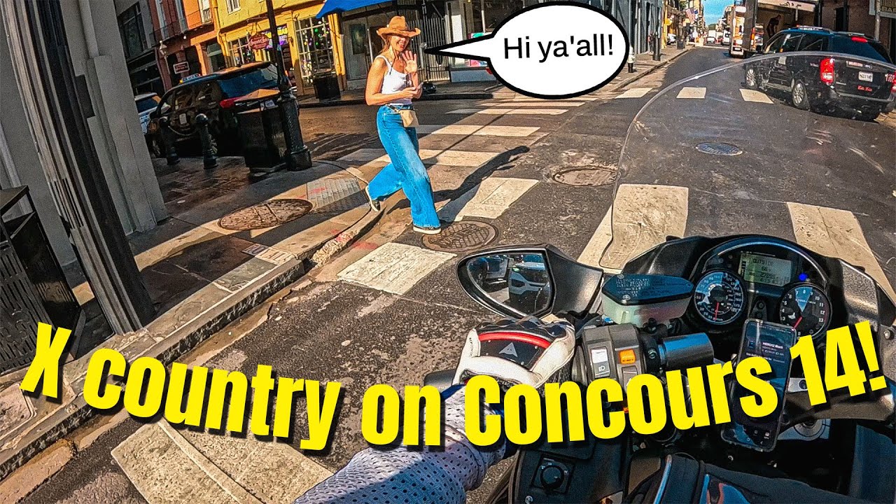 Motorcycle Riding Solo Crosscountry Trip In America | Kawasaki Concours 14!