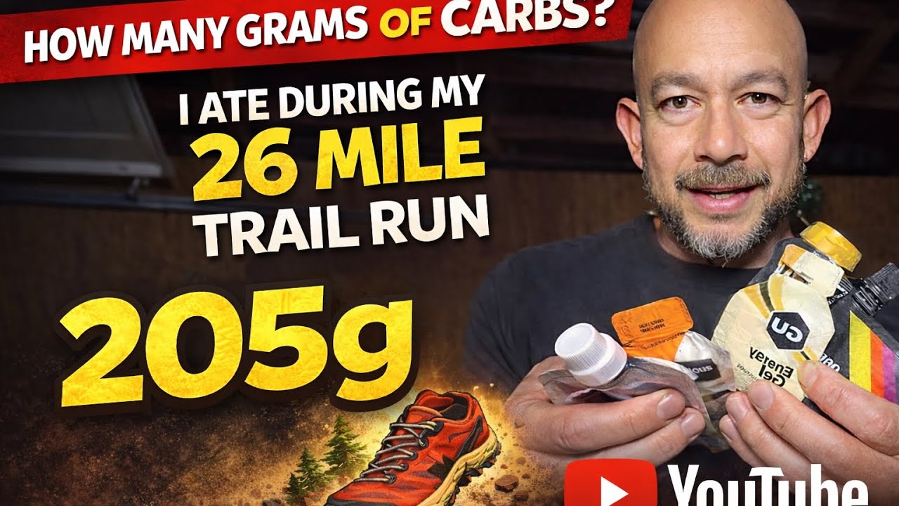 How may grams of carbs did I eat for my 26 miles trail run ⛰️ 🏃‍♂️ 