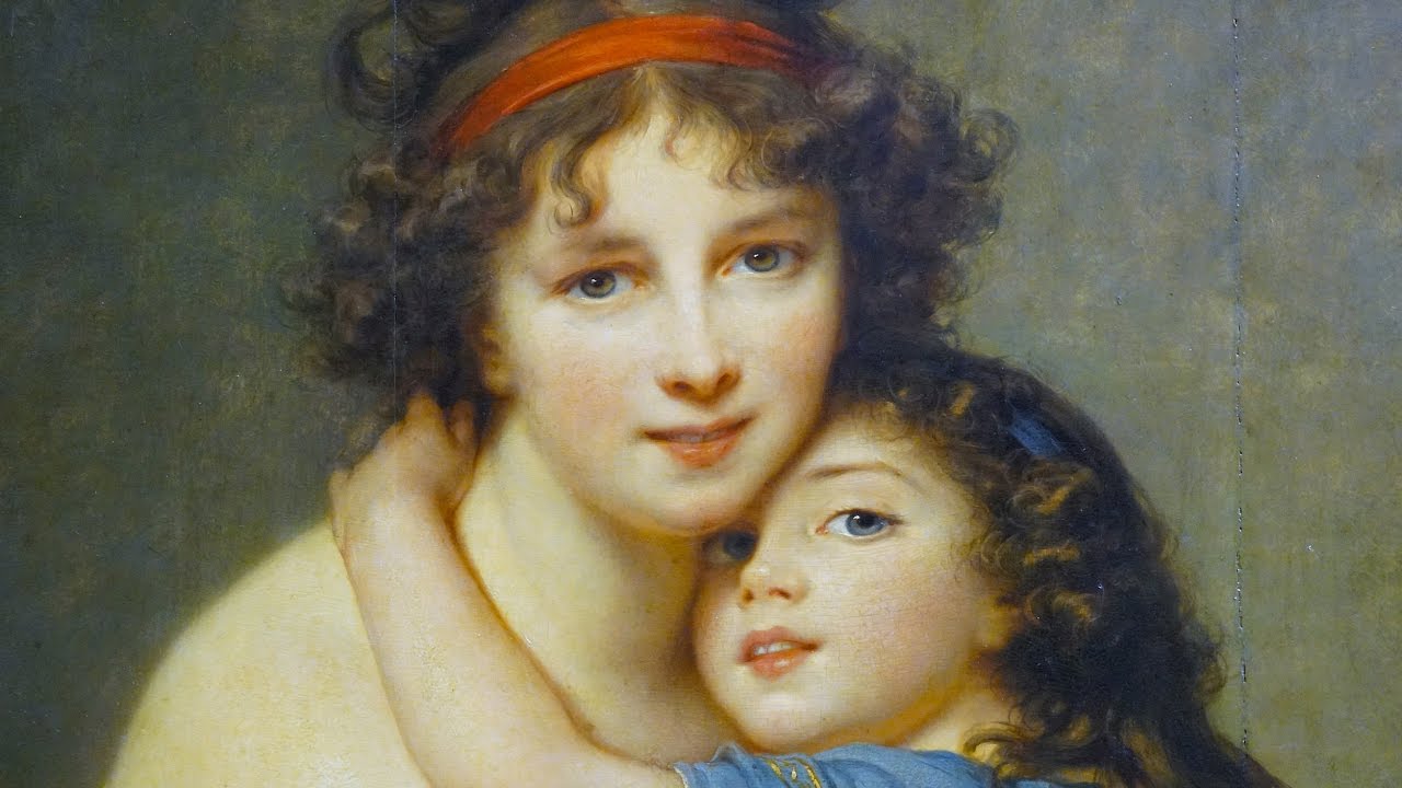 Vigée Le Brun, Self-Portrait with her Daughter, Julie