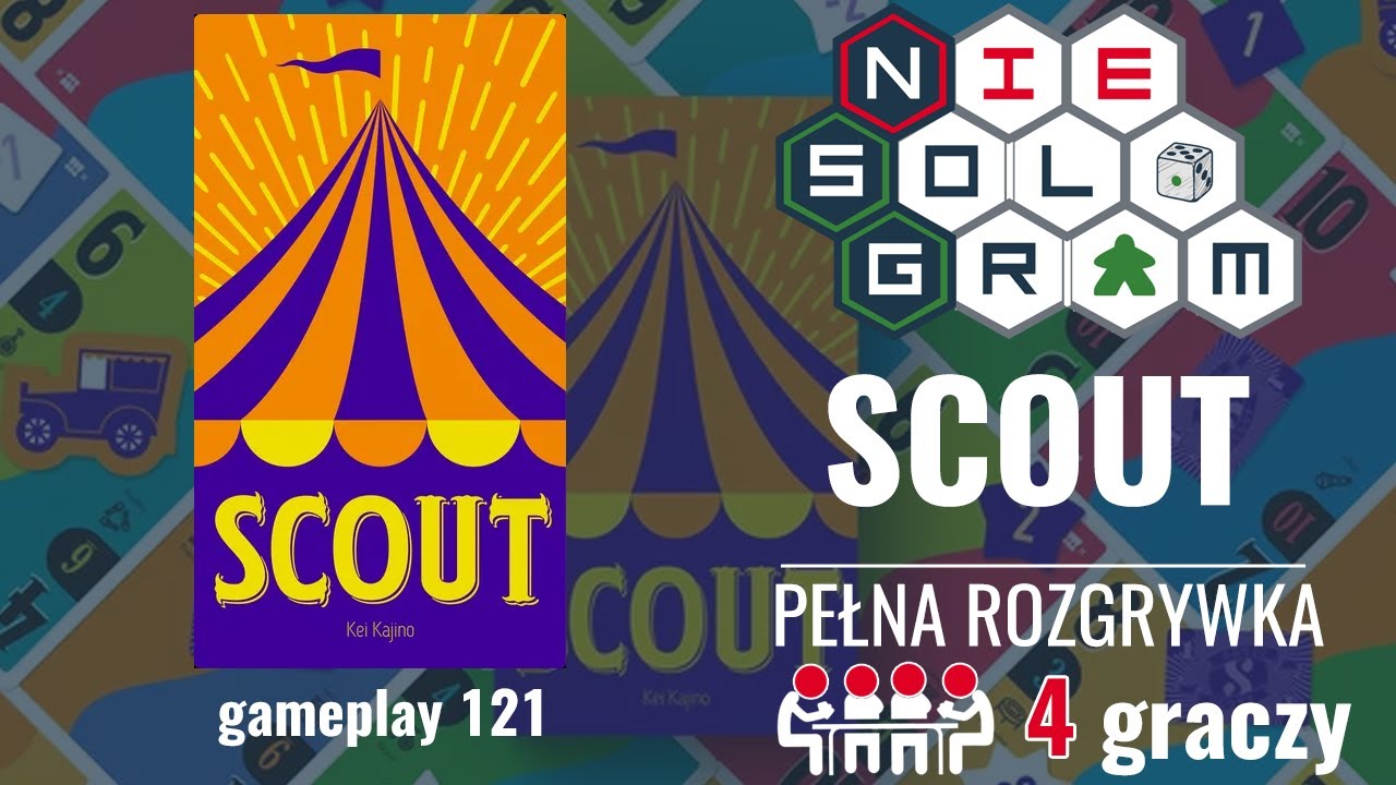 👥 NieSoloGram #13: SCOUT | pełna rozgrywka na 4 graczy | gameplay 121