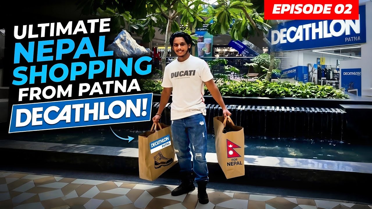 Negative Temperature Shopping worth ₹11,000 at Patna Decathlon 😳 | Reached Raxaul Border 🇮🇳➡🇳🇵