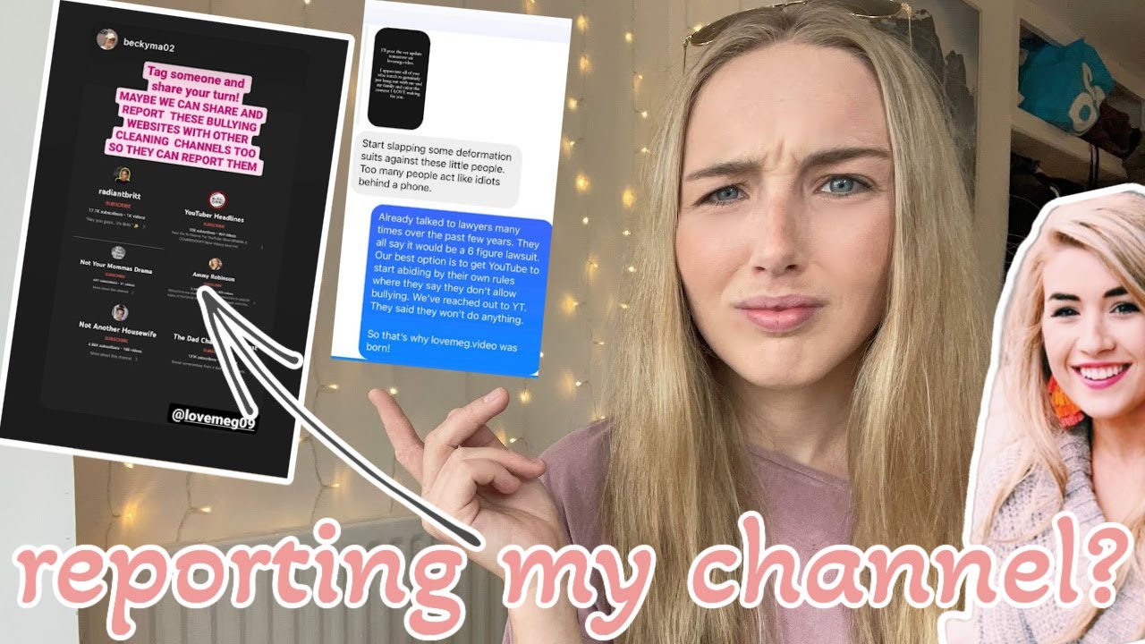 LOVE MEG IS THREATENING ME 🙅‍♀️ LOVE MEG SAYING GOODBYE TO YOUTUBE!