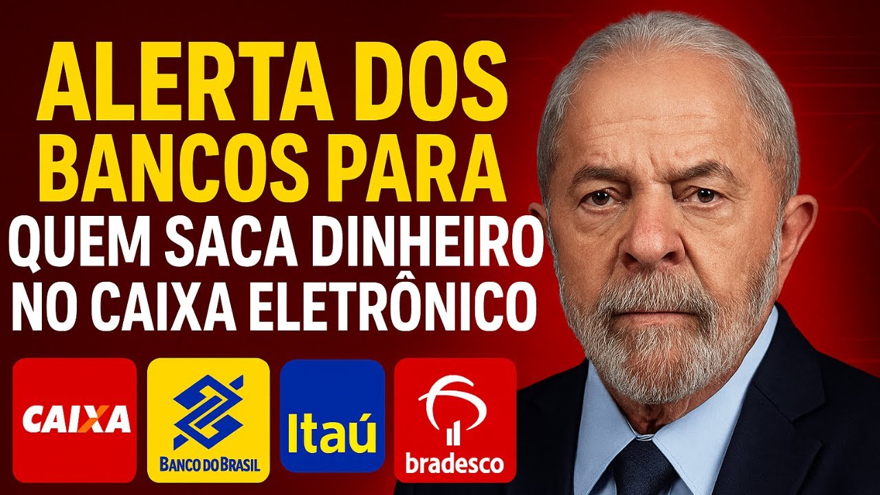 BANCOS EMITEM COMUNICADO GERAL PARA QUEM SACA DINHEIRO USANDO CAIXA ELETR&Ocirc;NICO