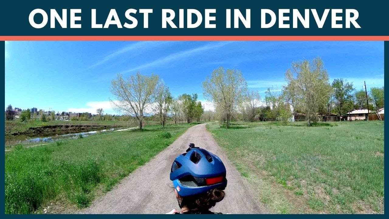 Biking in Denver, Colorado - one last bike ride on the Sand Creek Greenway