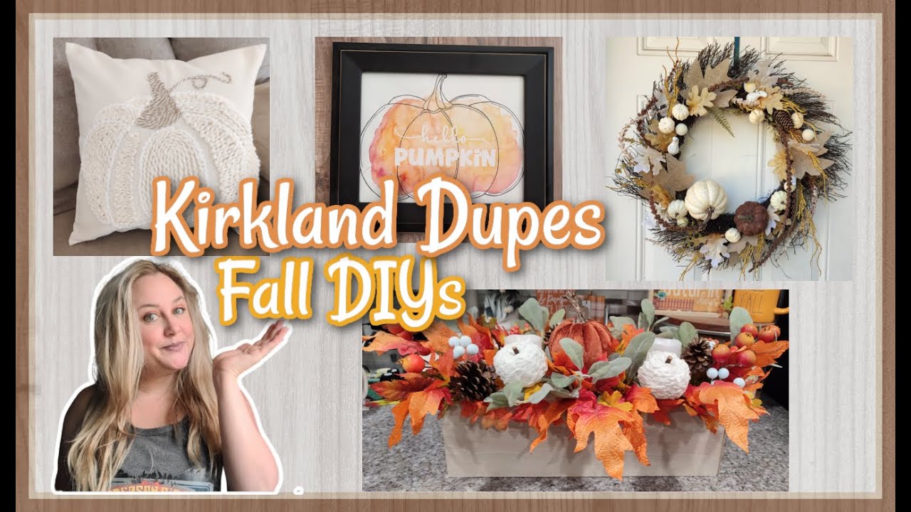 AMAZING!!!!  Kirkland Fall Dupes 2022 | Budget Home Decor