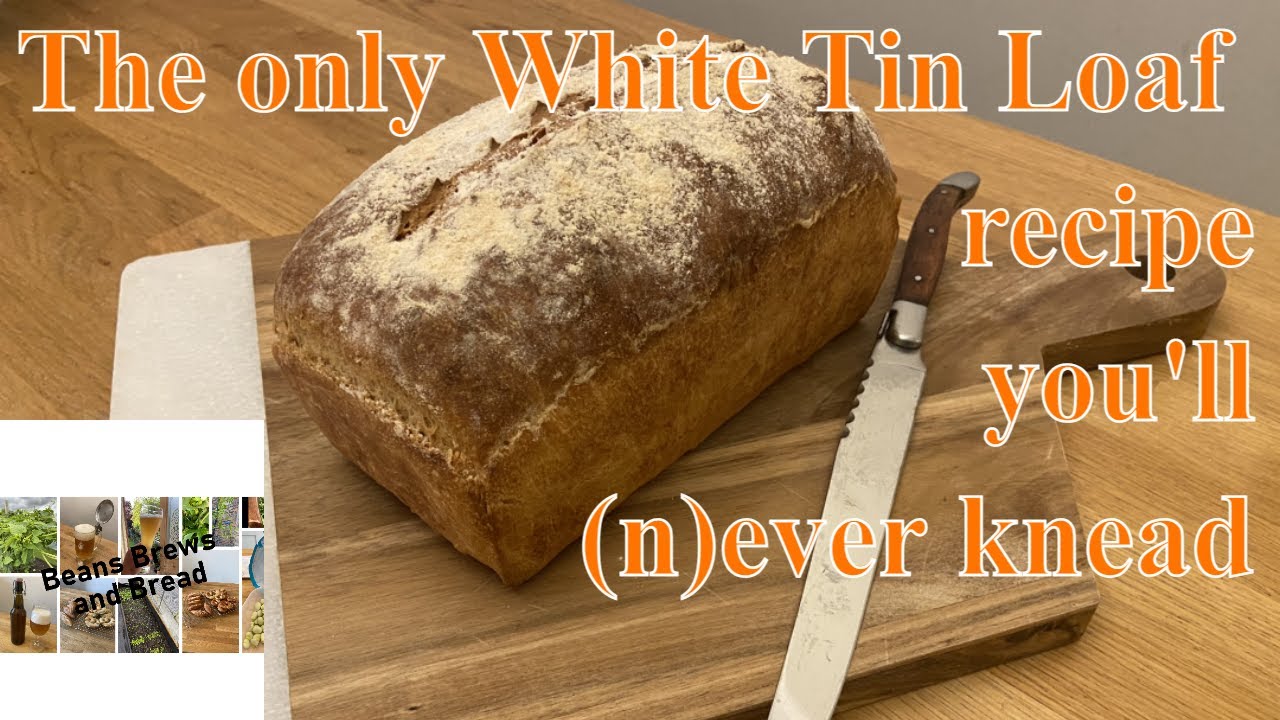 Quick and Easy No Knead White Tin Loaf