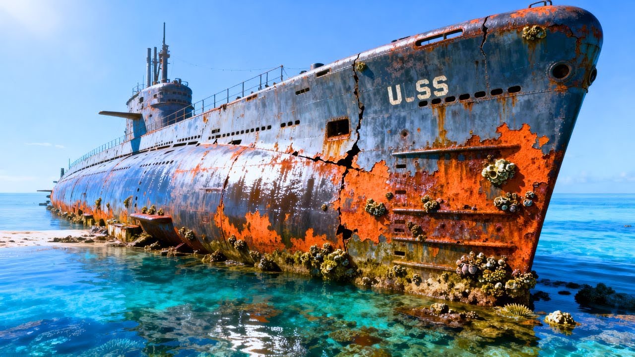 RESTAURACIÓN COMPLETA DEL USS NAUTILUS ABANDONADO DESDE 1951 EN EL FONDO DEL MAR —CHATARRA NUCLEAR!