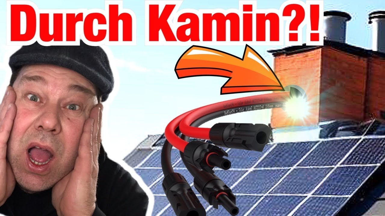 Darf man PV-Kabel durch einen stillgelegten Kamin verlegen? Proofwood