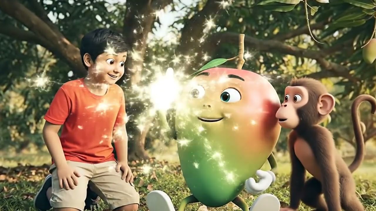 Shararti Bandar Aur Aam  Funny Cartoon for Kids #cartoon #viralvideo #funny #foryoupage
