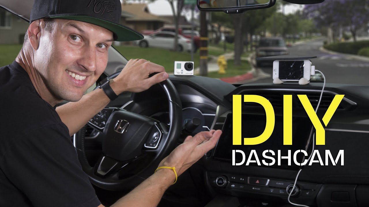 DIY Dashcam from iPhone GoPro and Theta 360