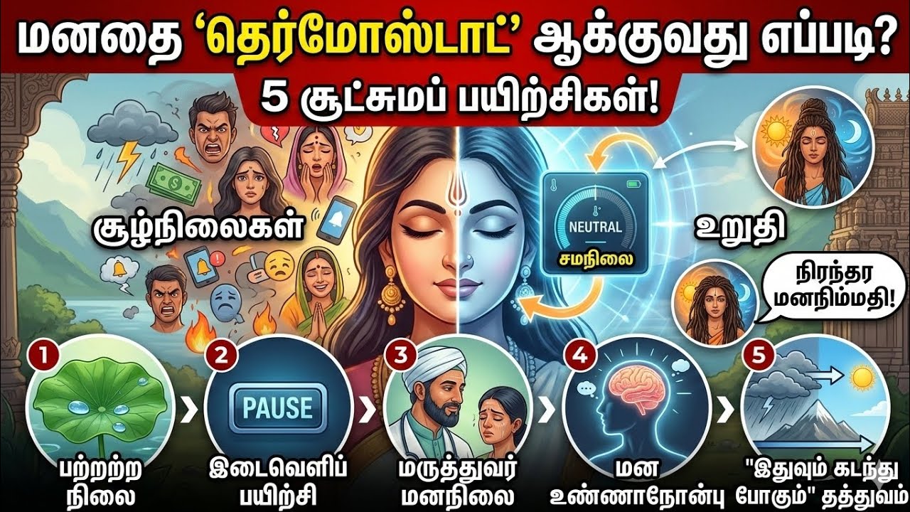 மனதை எந்தச் சூழ்நிலையிலும் கலங்காமல் உறுதியாக வைத்திருப்பது எப்படி?