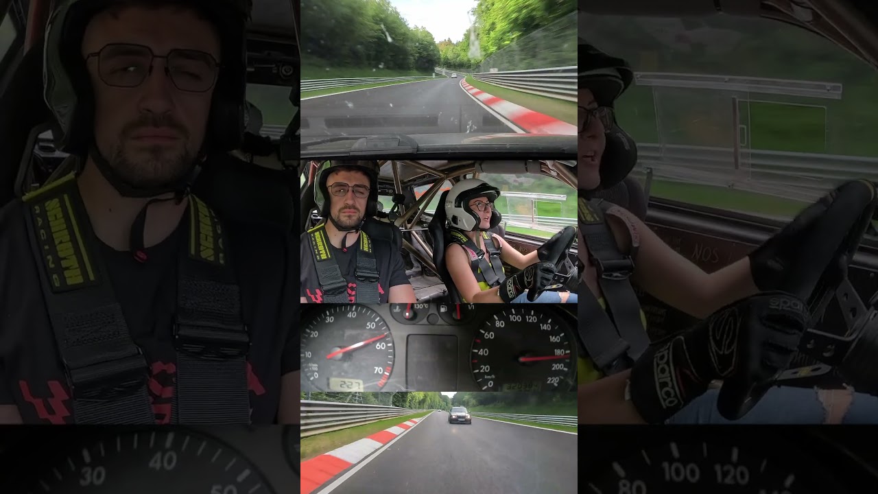She's an ABSOLUTE ANIMAL Behind the Wheel🤯🔥 // N&uuml;rburgring