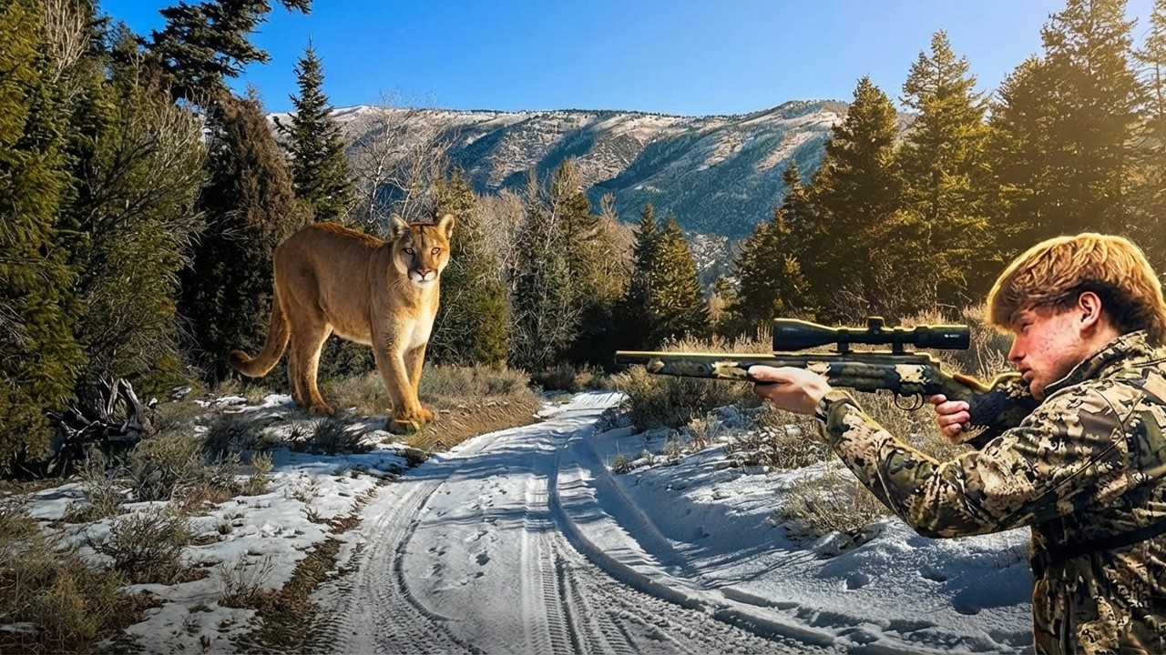 Hunting Mountain Lions in the Mountains of Utah