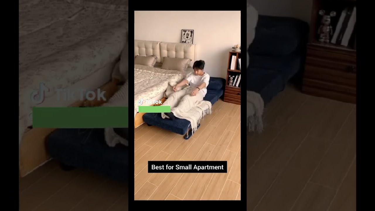 3-in-1 Foldable Lazy Sofa Bed with Adjustable Backrest & Seat  #temu #temufinds #fyp #china