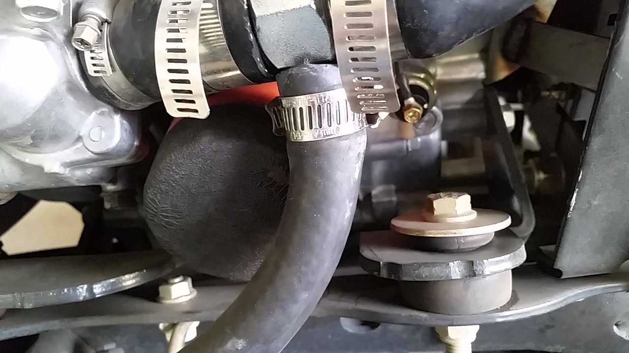 John deere x585 oil change.