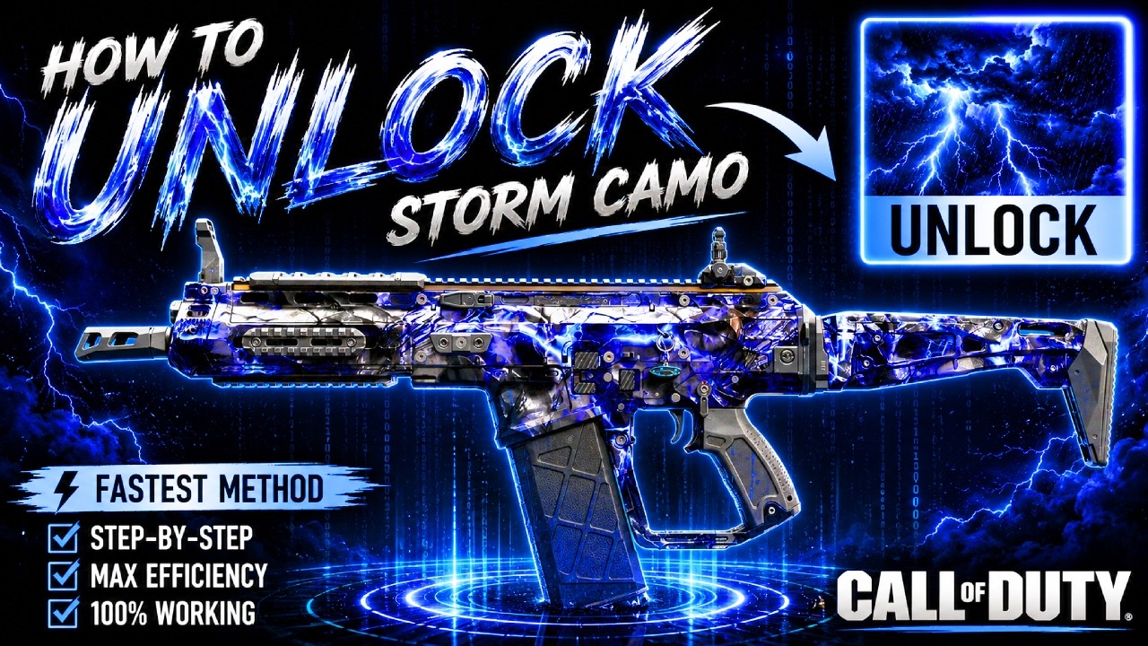 THE STORM CAMO FROM B03 IS BACK! 😍 Fastest Unlock Method (BO7 Illicit Cargo Event)
