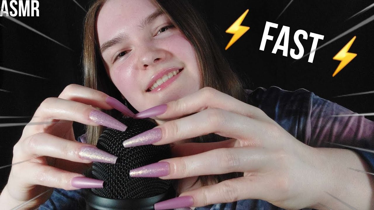 THE WORLD'S FASTEST MIC SCRATCHING EVER 💥ASMR💥 AGGRESSIVE