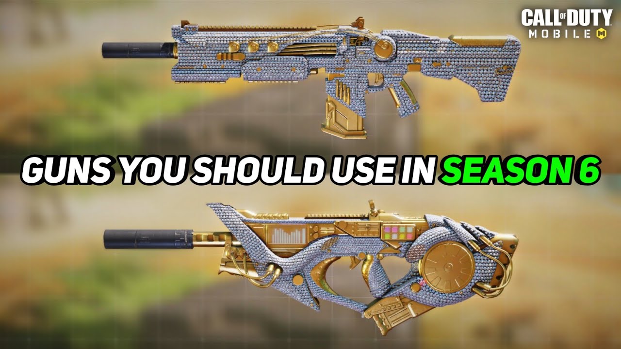 Guns you should use in CODM Season 6 (With it's best Gunsmith)