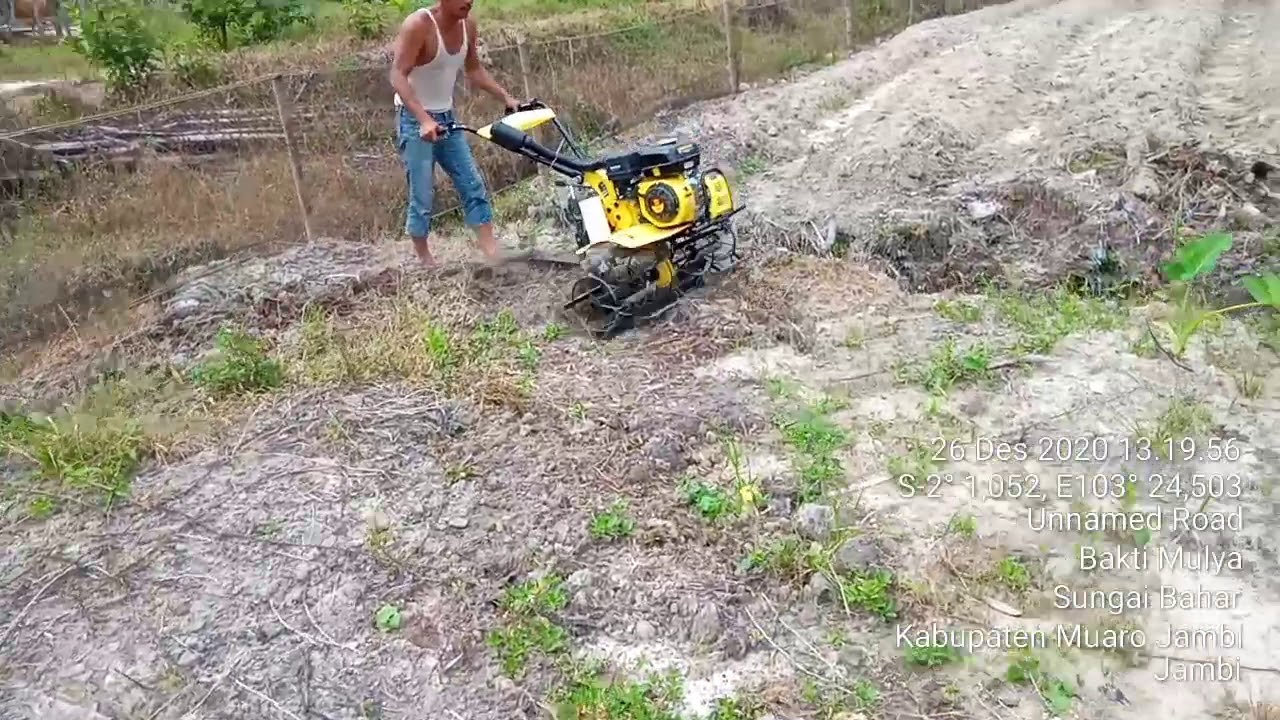 uji coba bajak mini firman ftl900H 👍👍👍