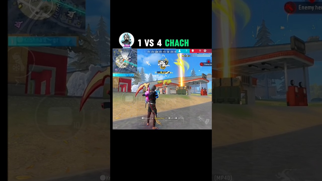 Full Squad Destroy ❌ Last Zon | 1 vs 4 KB1 