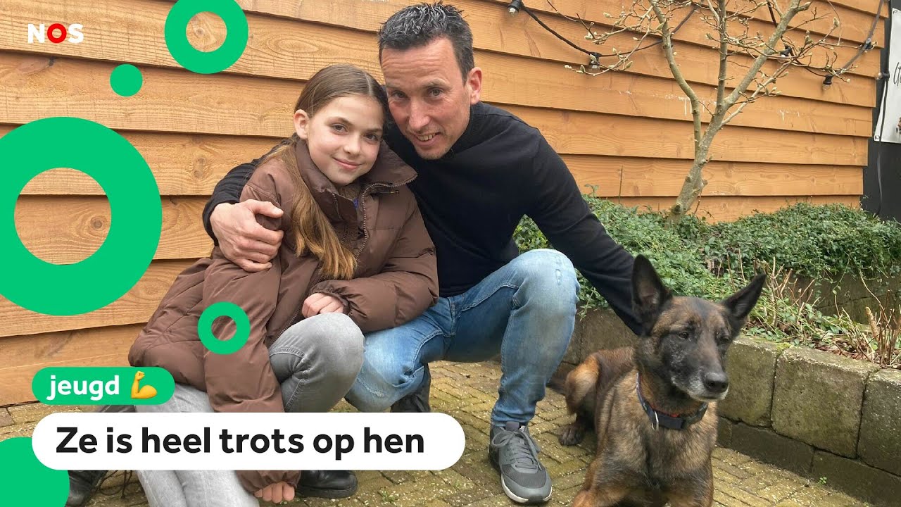Lize's vader en hond hebben mensen gered na de aardbeving
