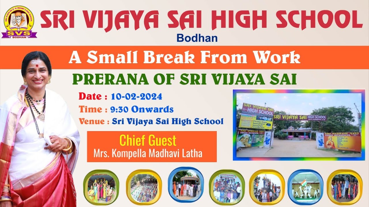 Sri Vijaya Sai High School BODHAN PRERANA(2023-24) Programme Part !