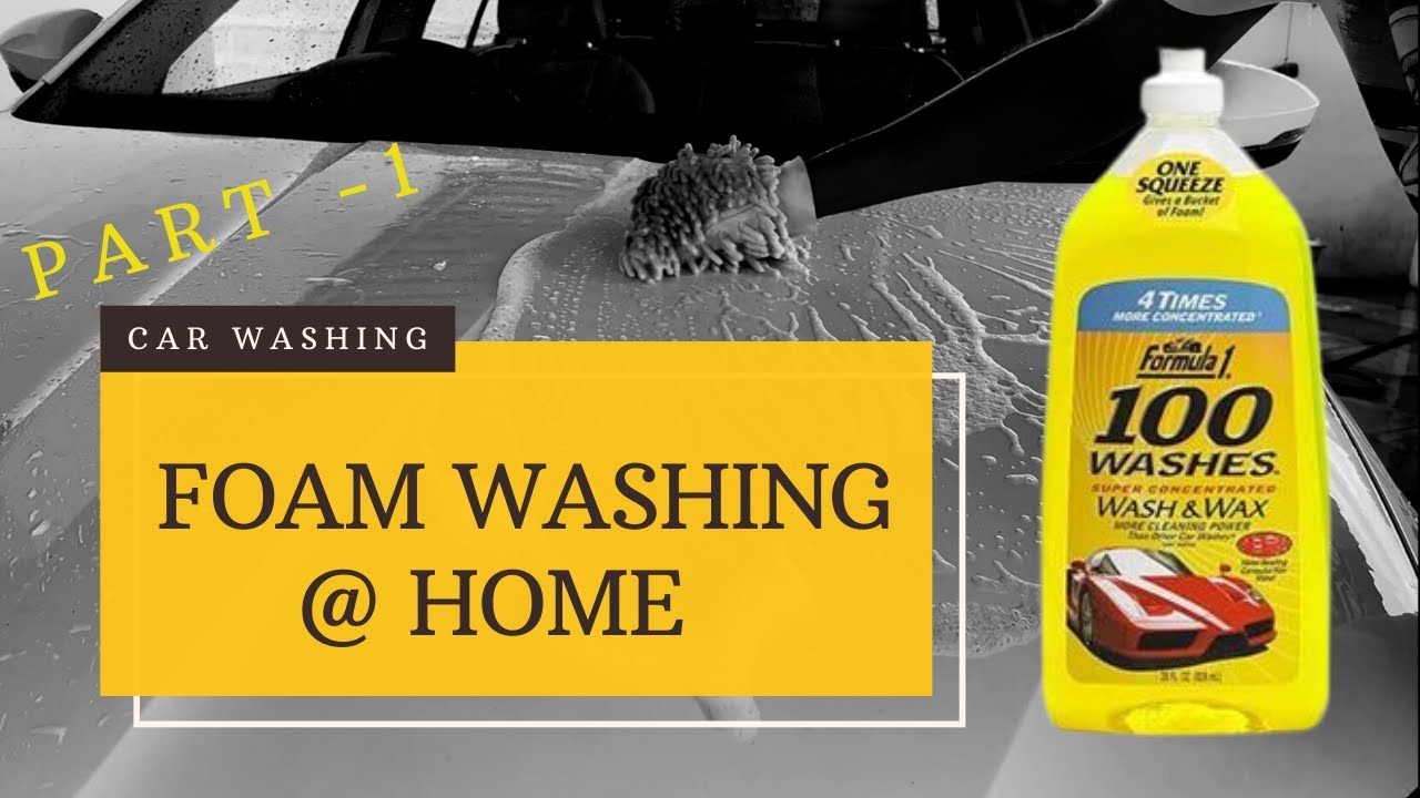 Car wash at home | Formula 1 wash & wax shampoo - Is it best?? | Honest Review | #carwash #foamwash