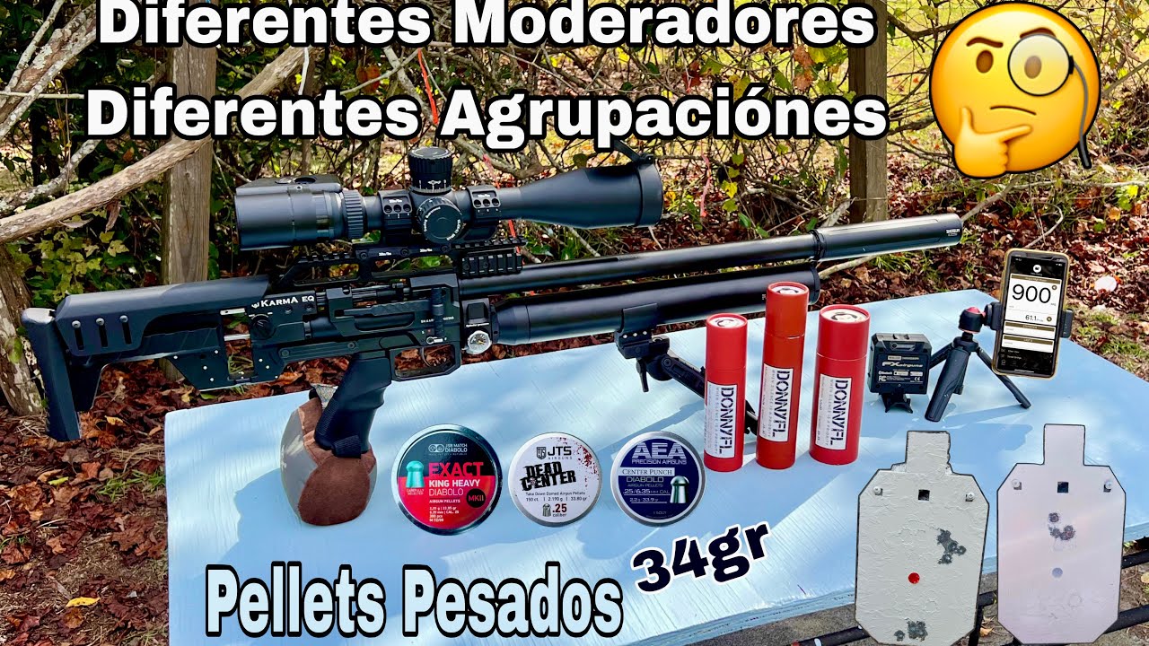 karma EQ  .25 90yards Un PCP Con Buen Potencial (#pcpairrifle 