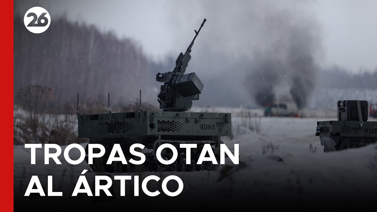 🇬🇱 GROENLANDIA | Suecia prueba sus capacidades de combate en el terreno helado del Ártico