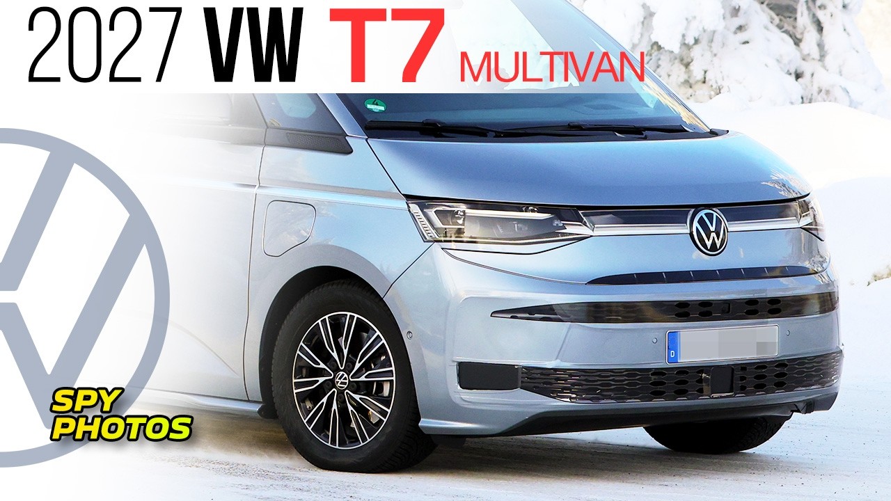 SPY PHOTOS: 2027 Volkswagen T7 Multivan