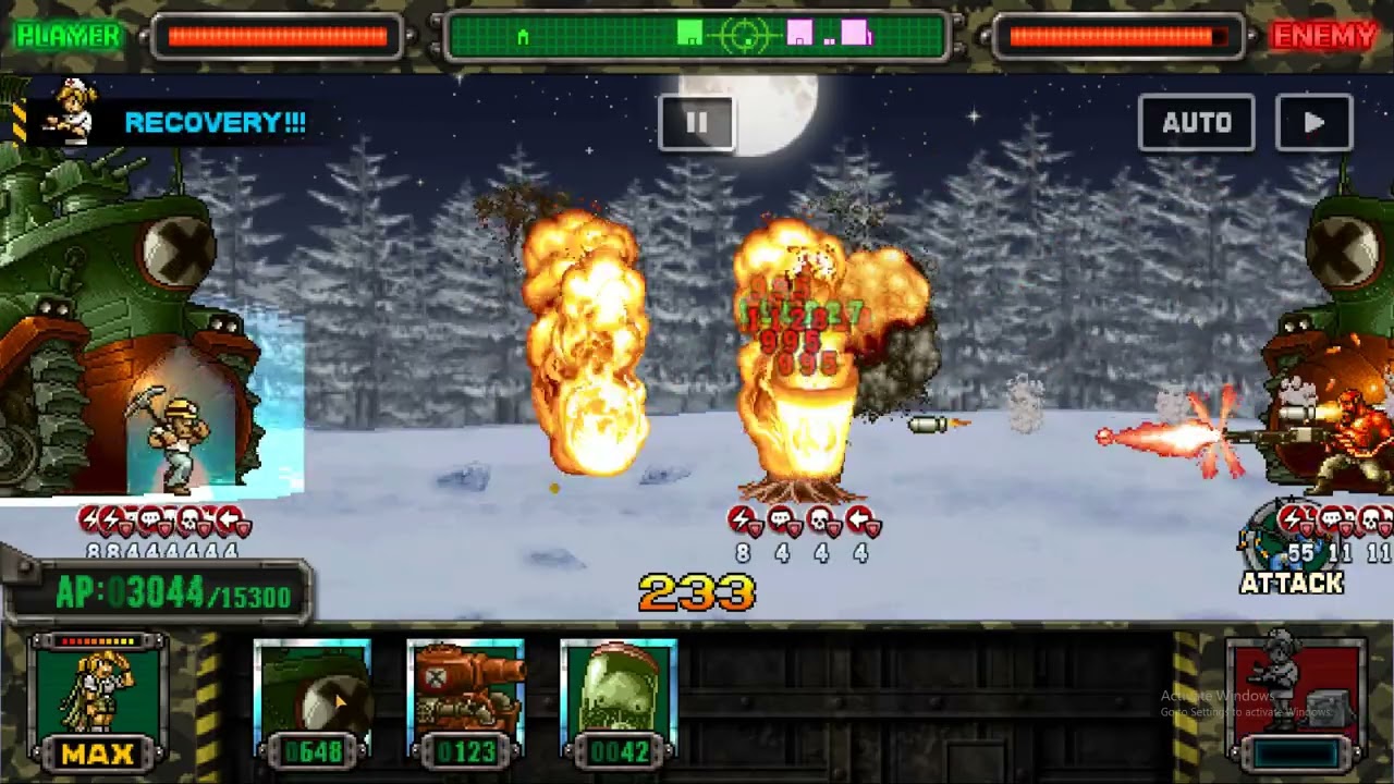 Metal Slug Attack: Unit Showcase - Big Shiee MK II and Scrap Cannon MK II