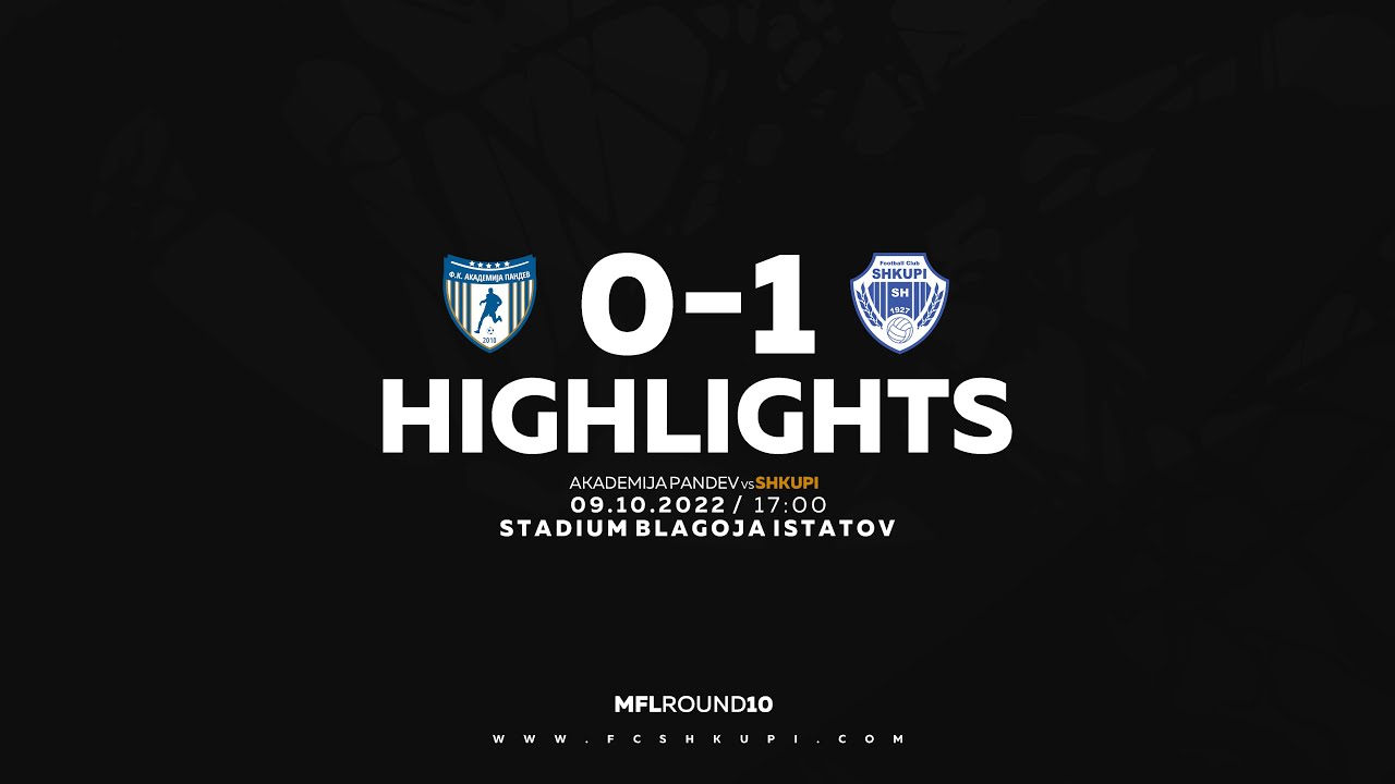HIGHLIGHTS | Akademija Pandev - SHKUPI 0:1 (09.10.2022)