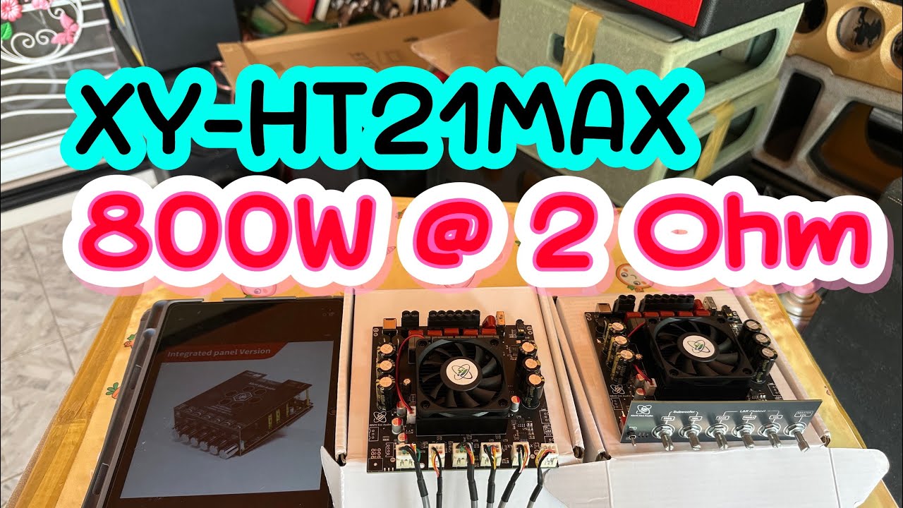 XY-HT21MAX-800W แอมป์จิ๋ซตัวแรงสุดในรุ่นของ HT21 จากค่าย Xani shini Audio 
