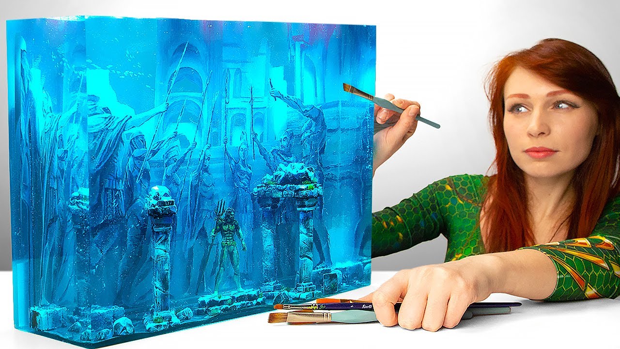AQUAMAN — UM DIORAMA MUITO LOUCO FEITO COM EPÓXI!!