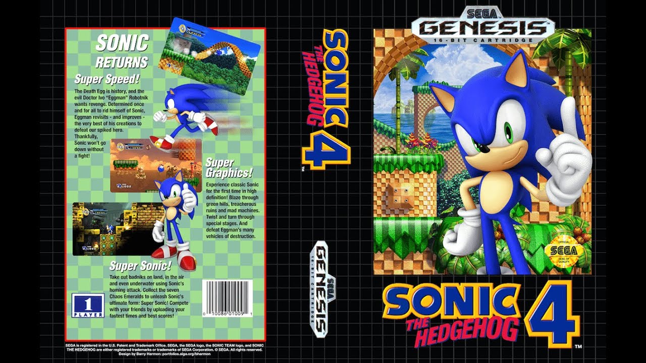 Sonic 4 Episode 1 - Splash Hill Zone (Act1) Genesis / Mega Drive REMIX