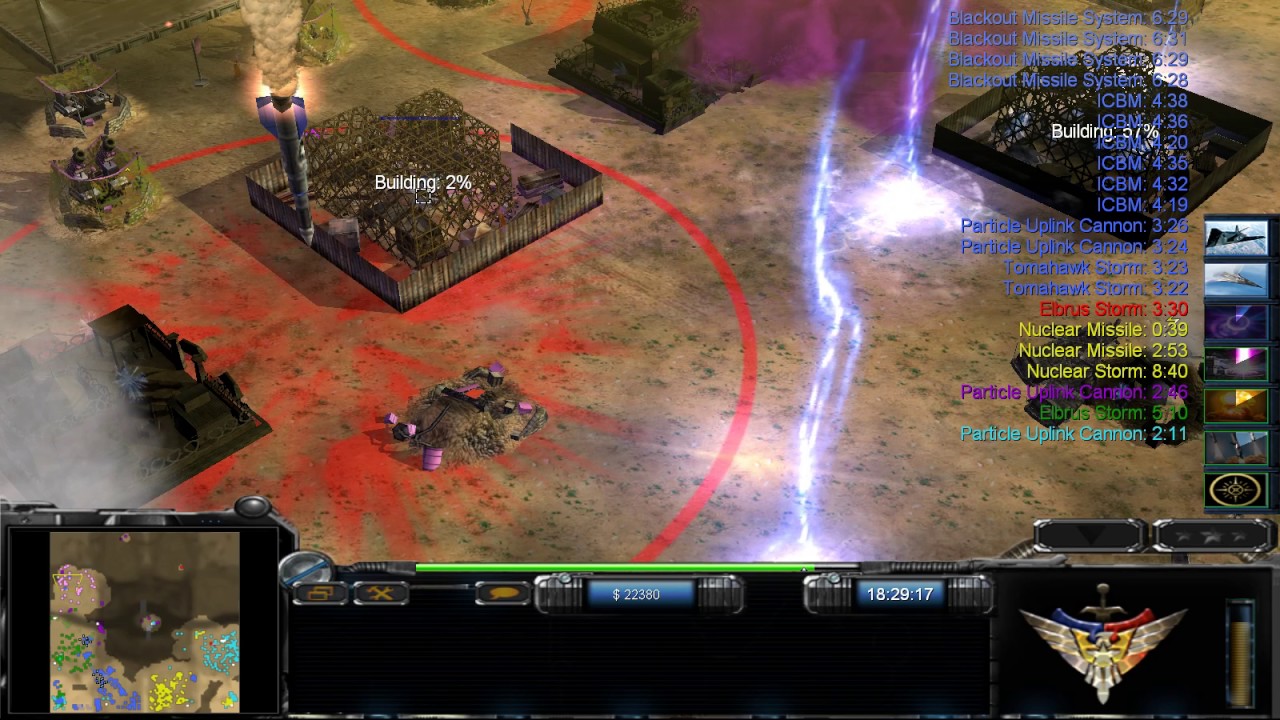 Command & Conquer Generals Contra 009 Beta 2 (All Superweapom Generals Only)