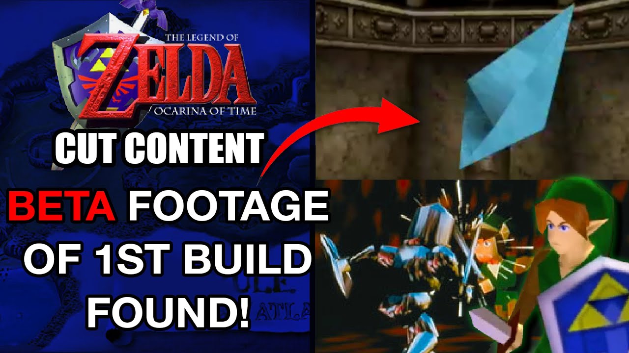Анализ первой сборки Ocarina of Time | Zelda Cut Content
