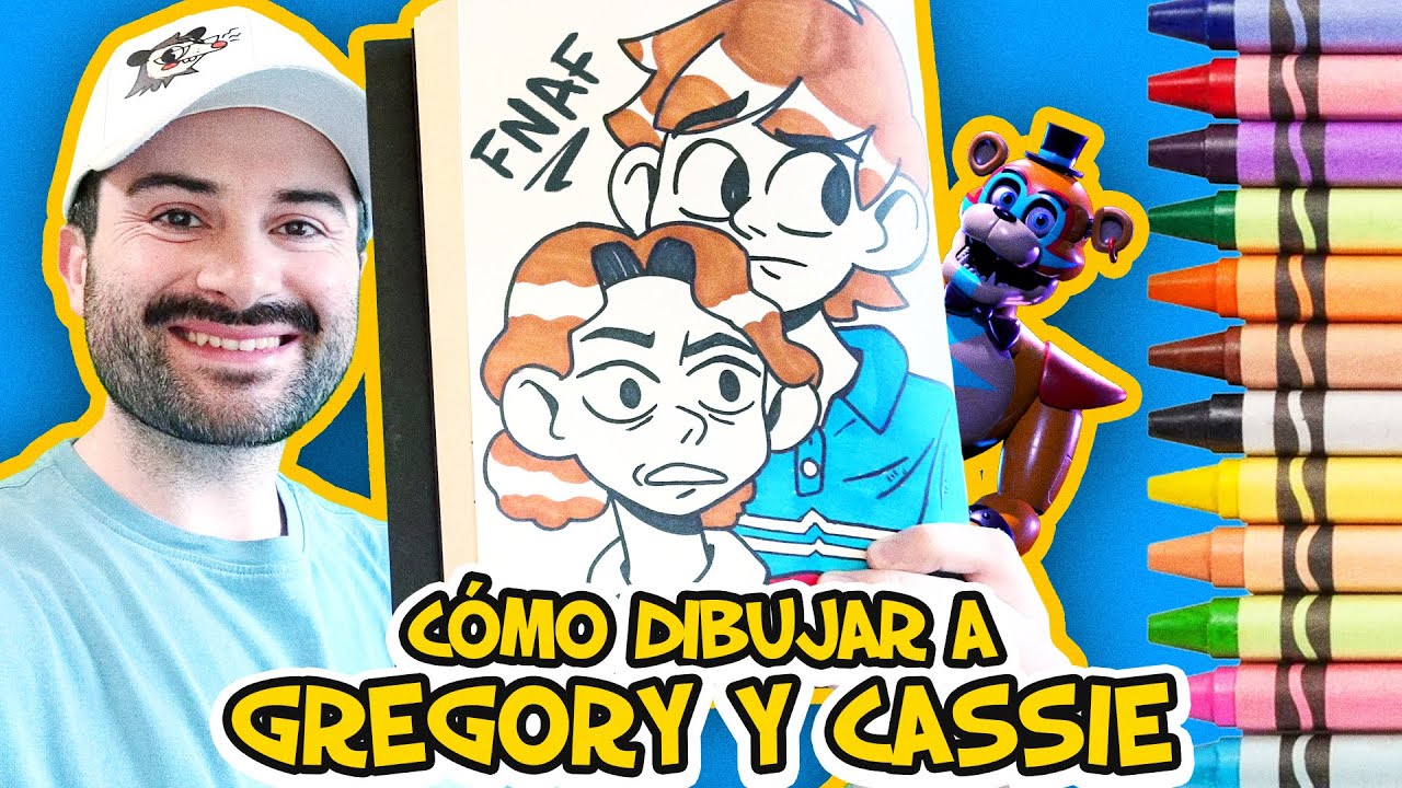 Cómo dibujar y pintar a Gregory y Cassie | Arte y Dibujo para Niños