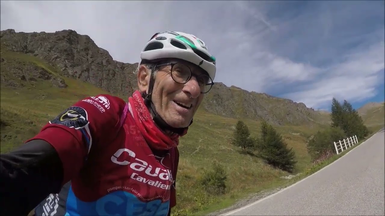 colle dell'AGNELLO IN BICI 2744 mt slm