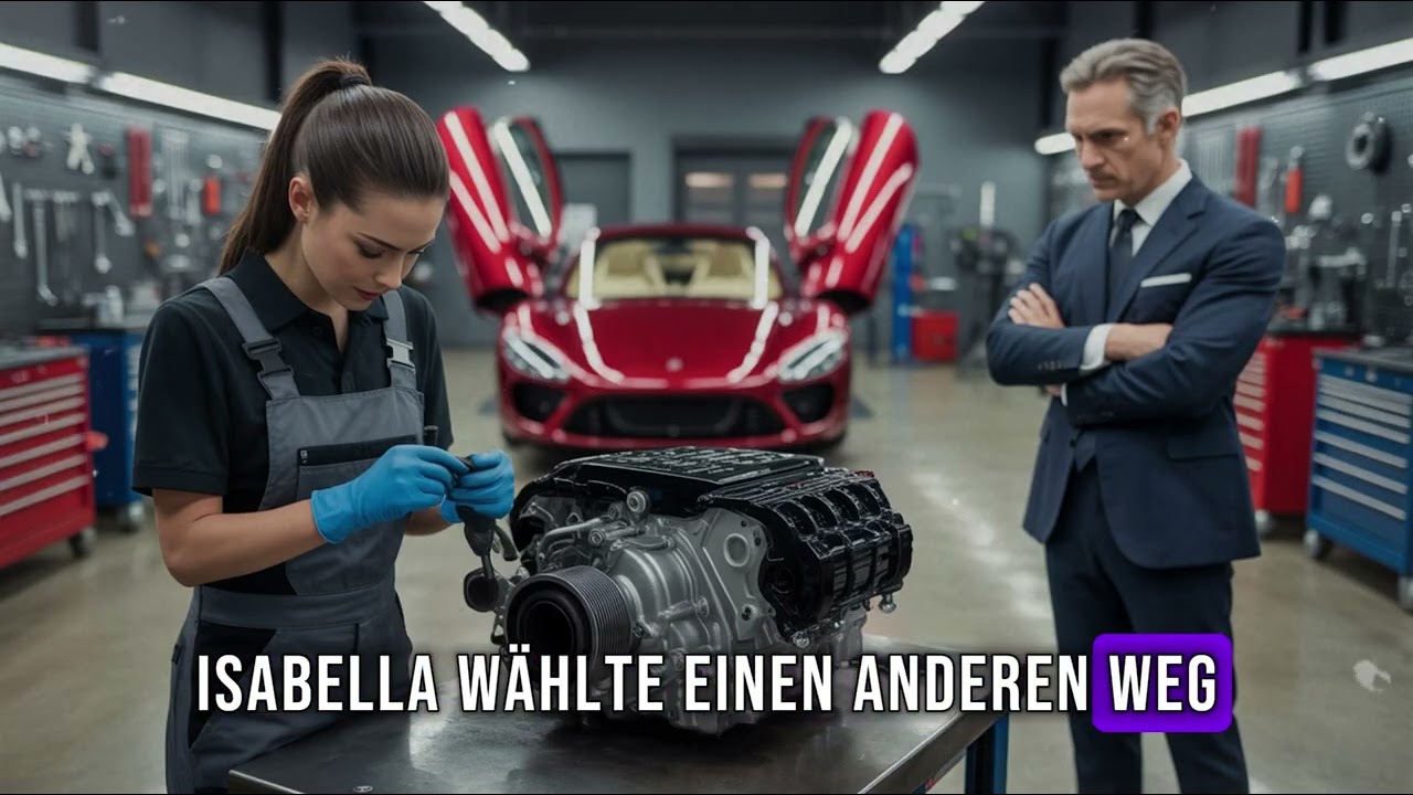 🇩🇪 Sie kam aus der Garage und startete den McLaren, den Ingenieure aufgaben!