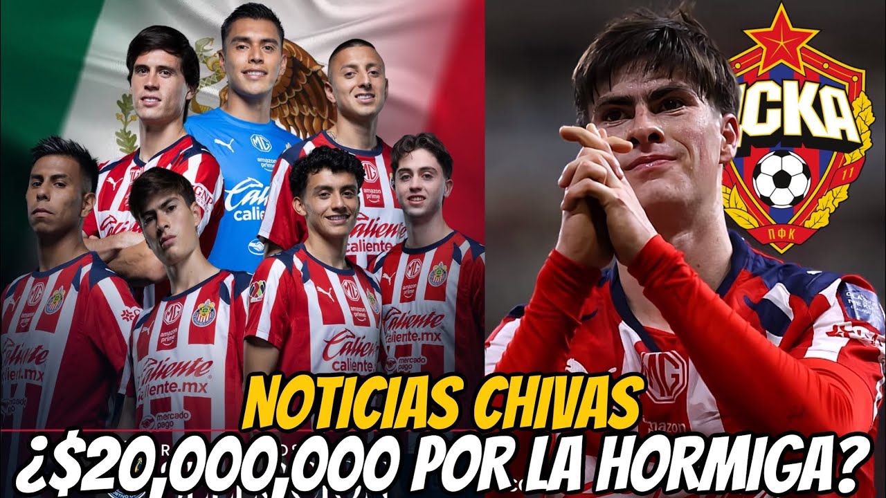🚨¿OFRECIERON 20 MILLONES por HORMIGA? ¿QUÉ JUGADORES SI VAN AL MUNDIAL? NOTICIAS CHIVAS